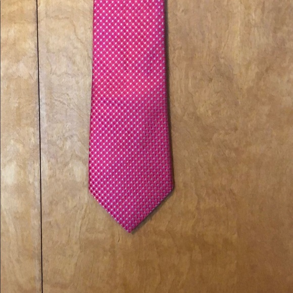 Pink and Silver Neck Tie - Picture 1 of 4